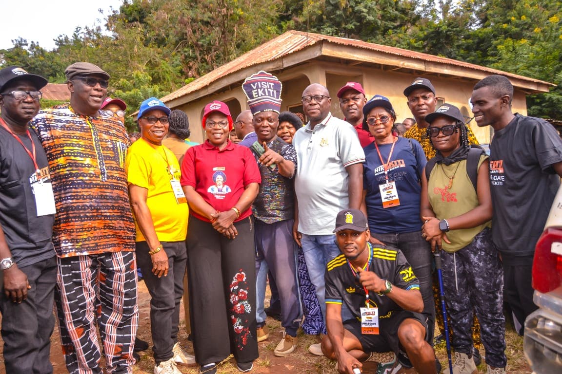 Ekiti Deputy Governor, Monisade Afuye, Unveils Ugele-Iho Oloko Cave, Ikere Ekiti, Reaffirms Oyebanji’s Tourism-Driven Economic Agenda