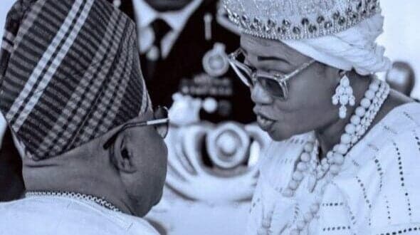 Drama as First Lady, Remi Tinubu Bags ‘Yeye Asiwaju Ile Oodua’ at Ooni of Ife’s 10th Coronation Anniversary Ceremony