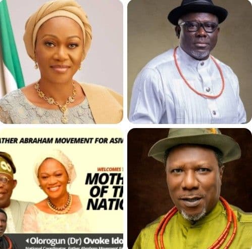 Father Abraham Movement Joins Delta Gov Sheriff in Welcoming First Lady, Oluremi Tinubu Today