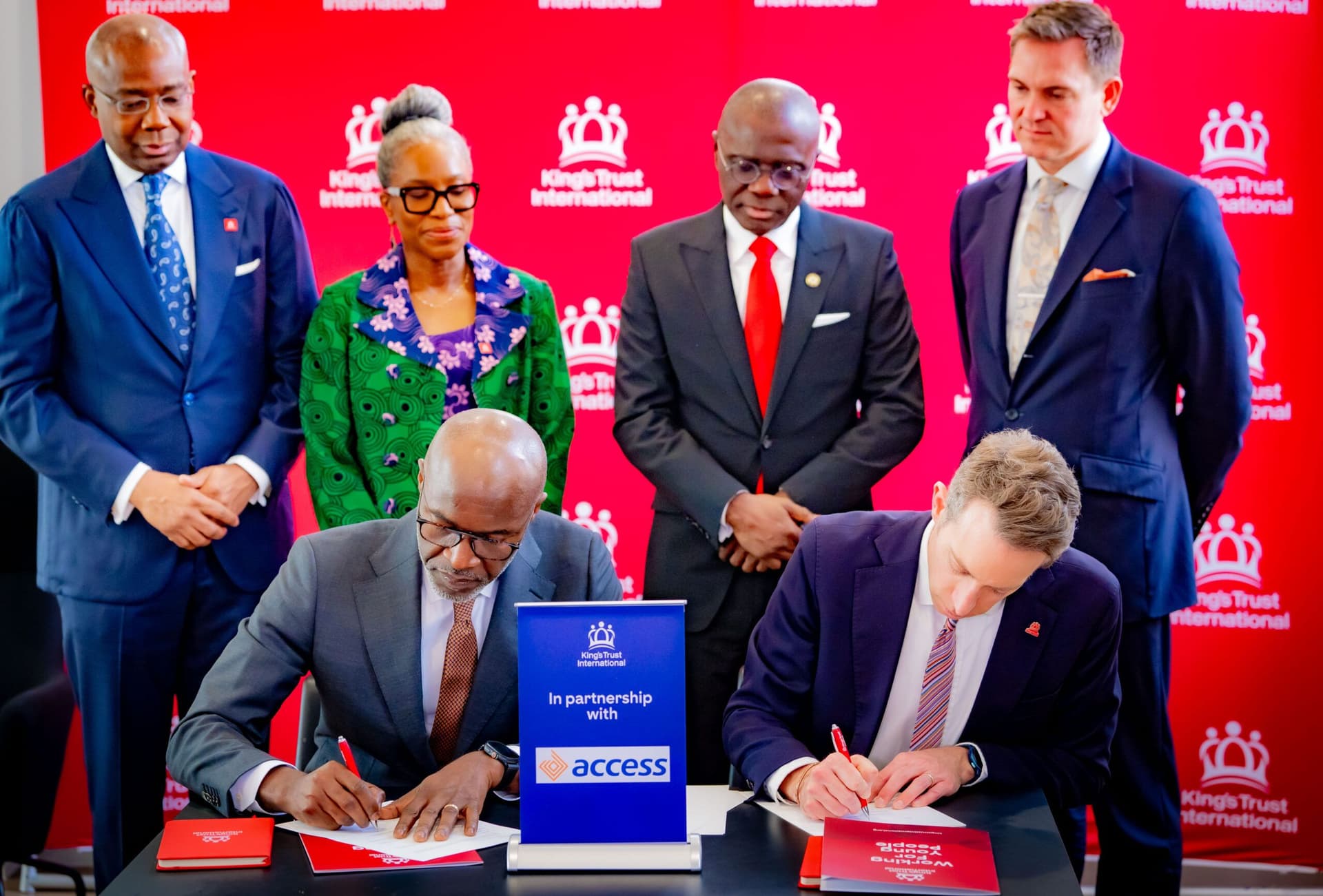 Access Bank, King’s Trust International Formalise Strategic Partnership To Advance Youth Opportunity Across Africa