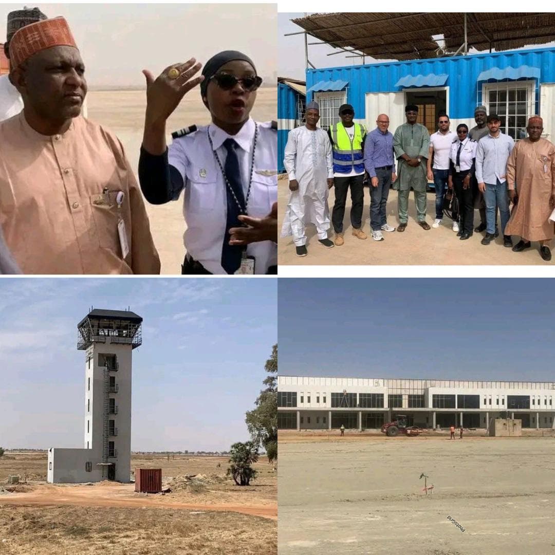 NCAT Delegation Tours Gusau Airport, Commends Gov Lawal, Eyes Partnership for Aviation Training