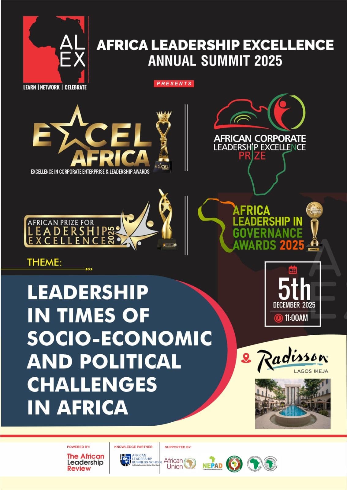 Africa Leadership Excellence Annual Summit (ALEX) 2025 Set To Hold