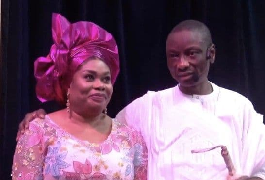 Winner’s Chapel Top Bishop, Dayo Olutayo, Denounces Wife of 33 Years, Introduces New Wife To Church Members *says, “I’ve never been married”