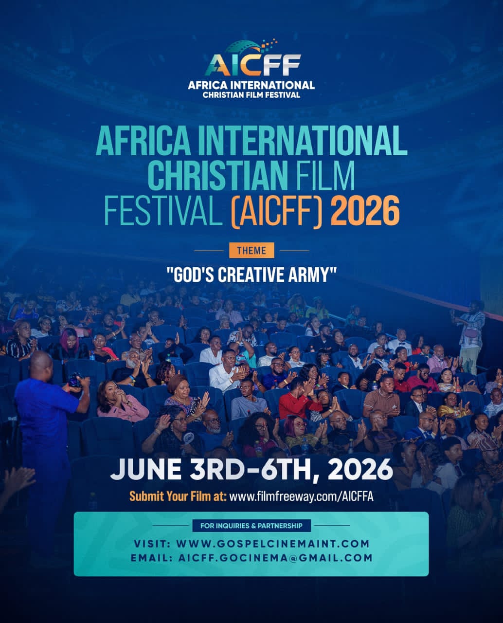Africa International Christian Film Festival Announces Debut Dates in Nigeria